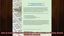 READ book  How to Start a Homebased Bookkeeping Business HomeBased Business Series Full Free