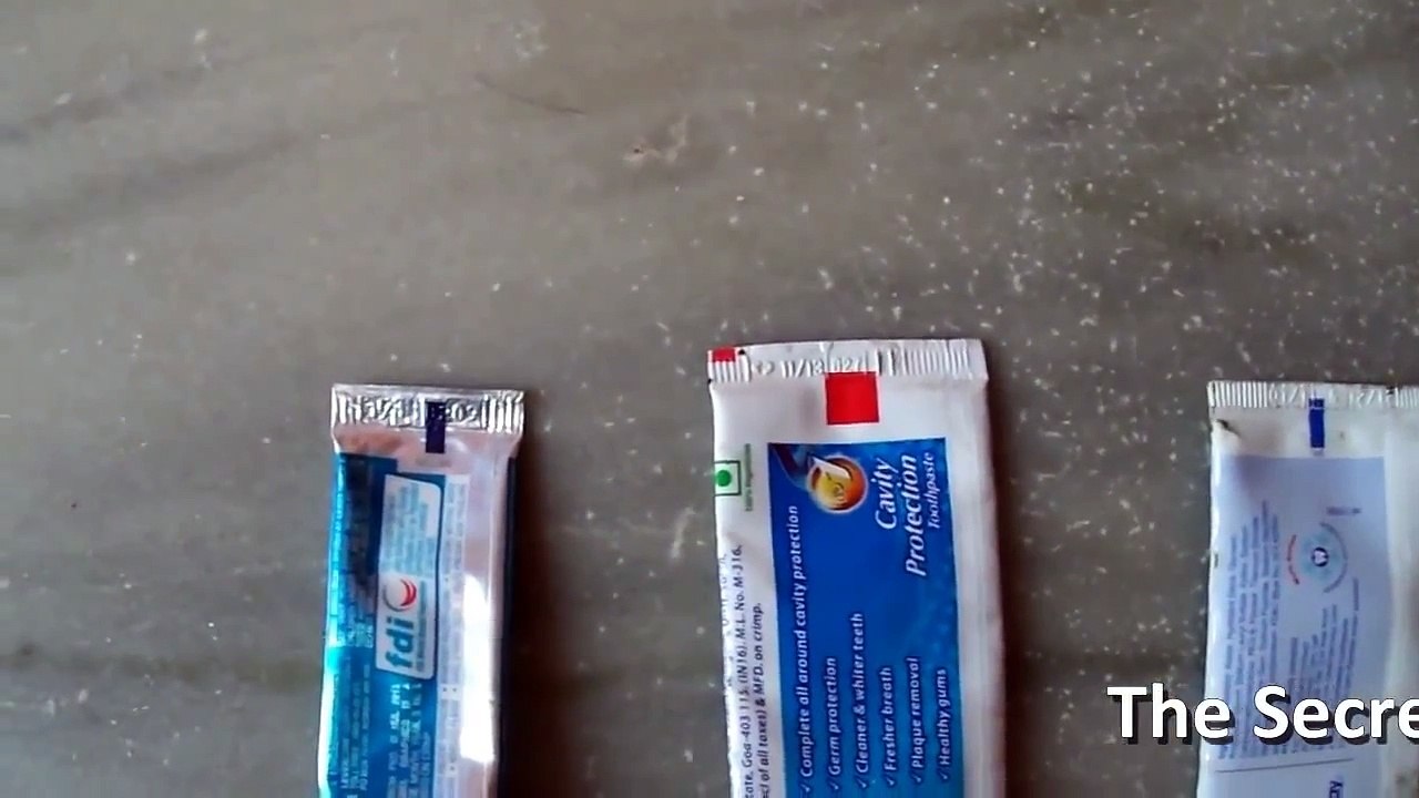 The Secret behind the Toothpaste stripes