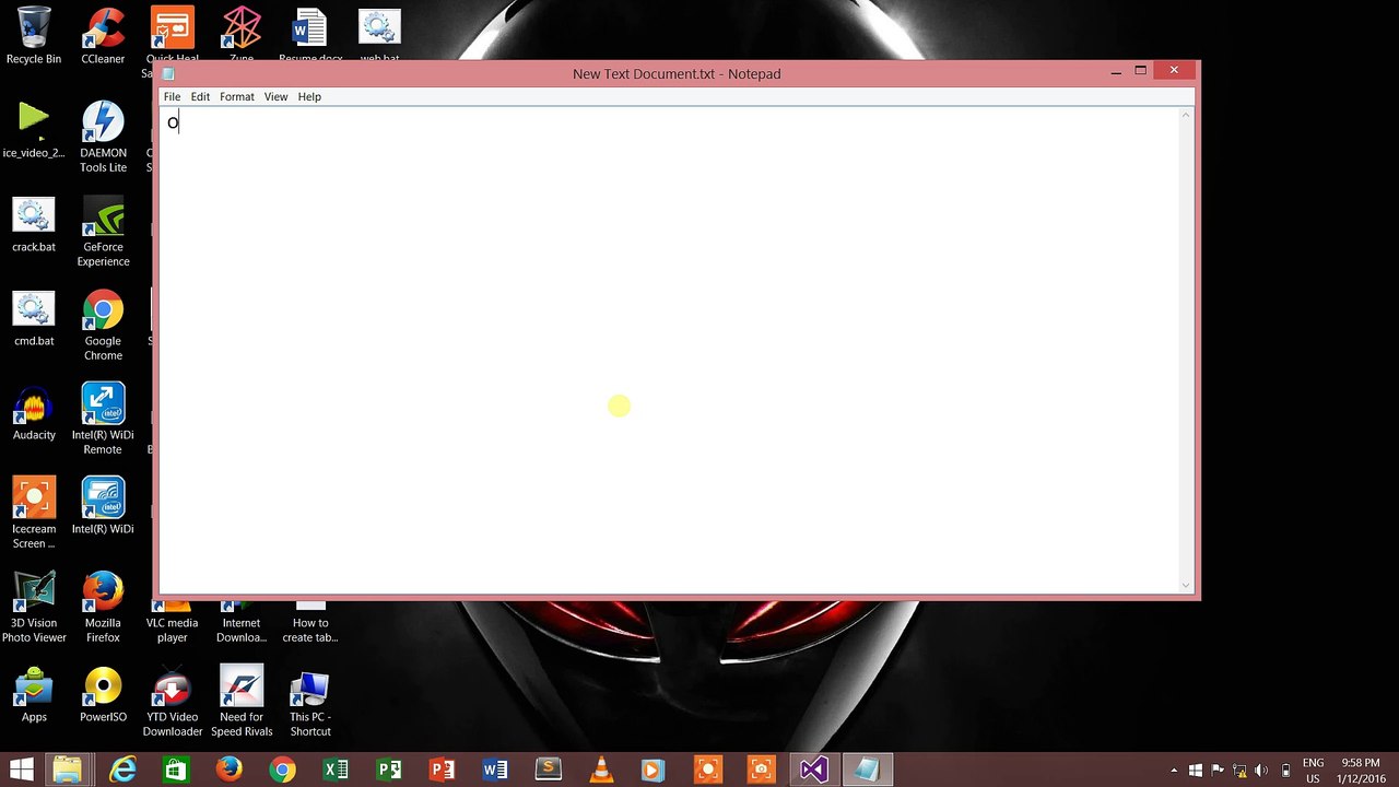 Demonstration of ListBox and TextBox