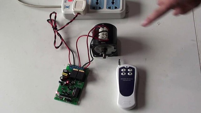 wie kann man eine Motor / Seilwinde nach oben / unter über Funk steuern?