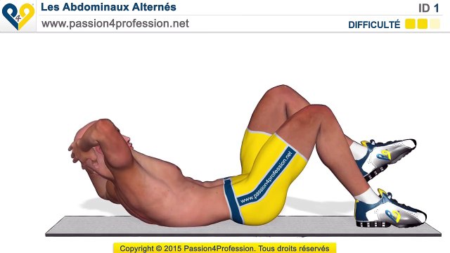 Exercices abdos: Abdominaux Alternés pour bien sculpter l'abdomen