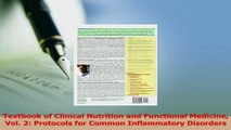 Read  Textbook of Clinical Nutrition and Functional Medicine Vol 2 Protocols for Common Ebook Free