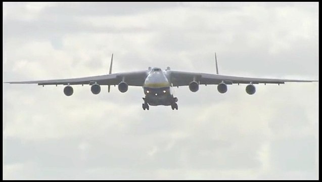 World's largest plane Antonov 225 touches down in Perth