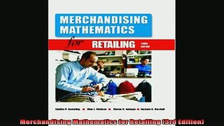 READ book  Merchandising Mathematics for Retailing 3rd Edition Online Free