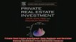 READ book  Private Real Estate Investment Data Analysis and Decision Making Academic Press Advanced Full Free