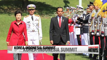 S. Korea, Indonesia agree on cooperative deals at summit