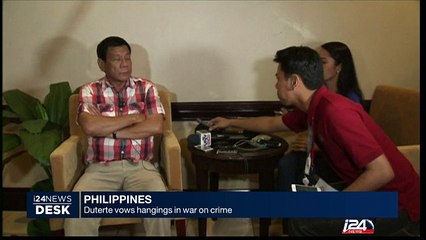 Philippines: Duterte vows hangings in war on crime