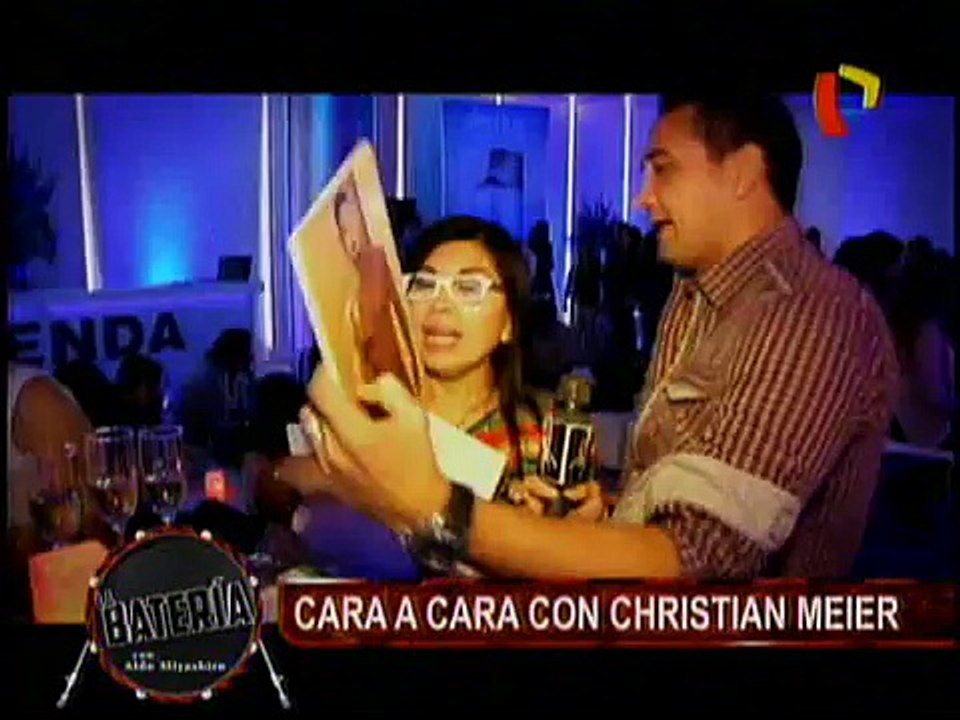 Christian Meier en el programa ‘La Batería’ 28/04/2016 Lima, ‪‎Perú‬‬