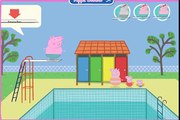 Peppa Pig Games - Peppa Pig Swimming And Diving Game - Daddy Pig's big splash
