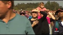 Watch the world's largest plane arrive at Perth Airport