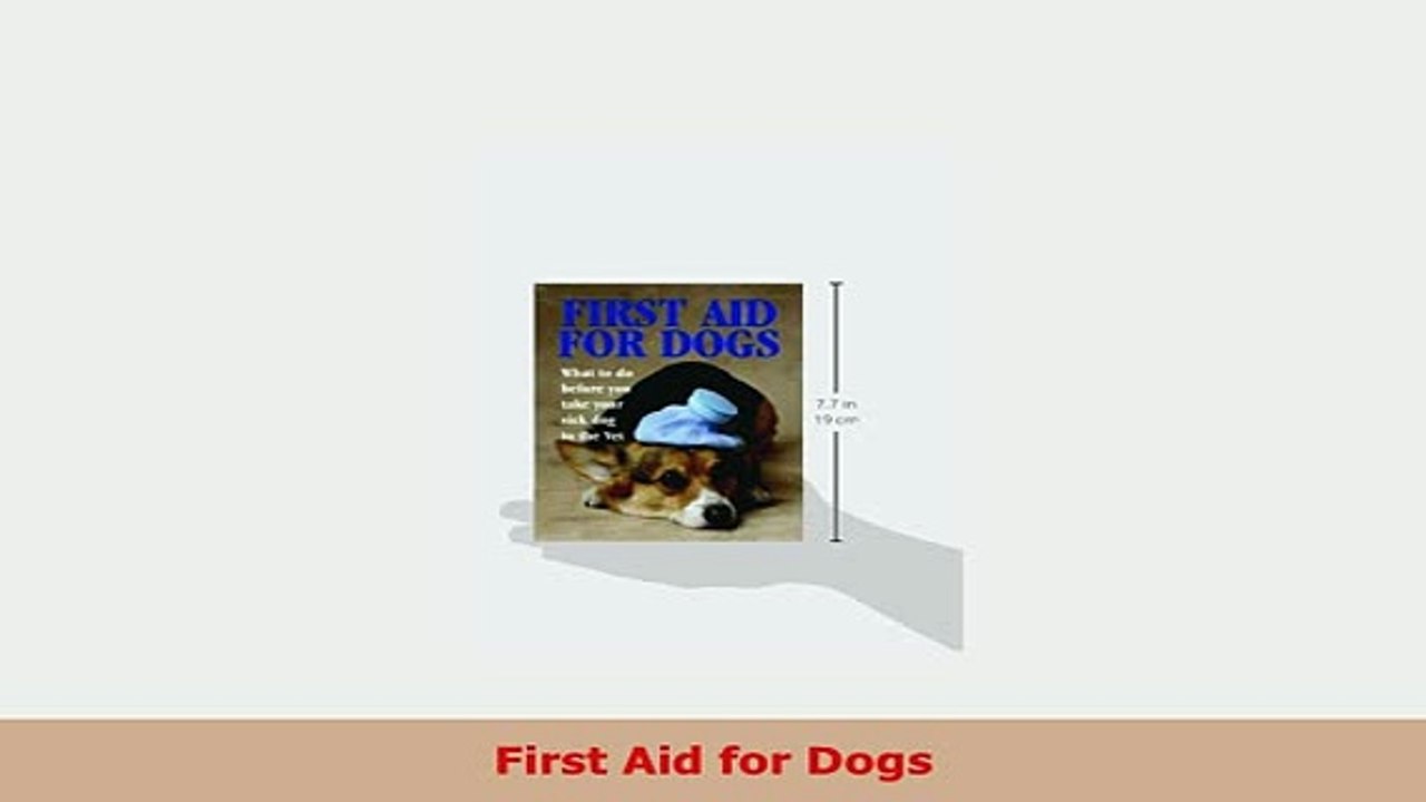 Download  First Aid for Dogs Read Online