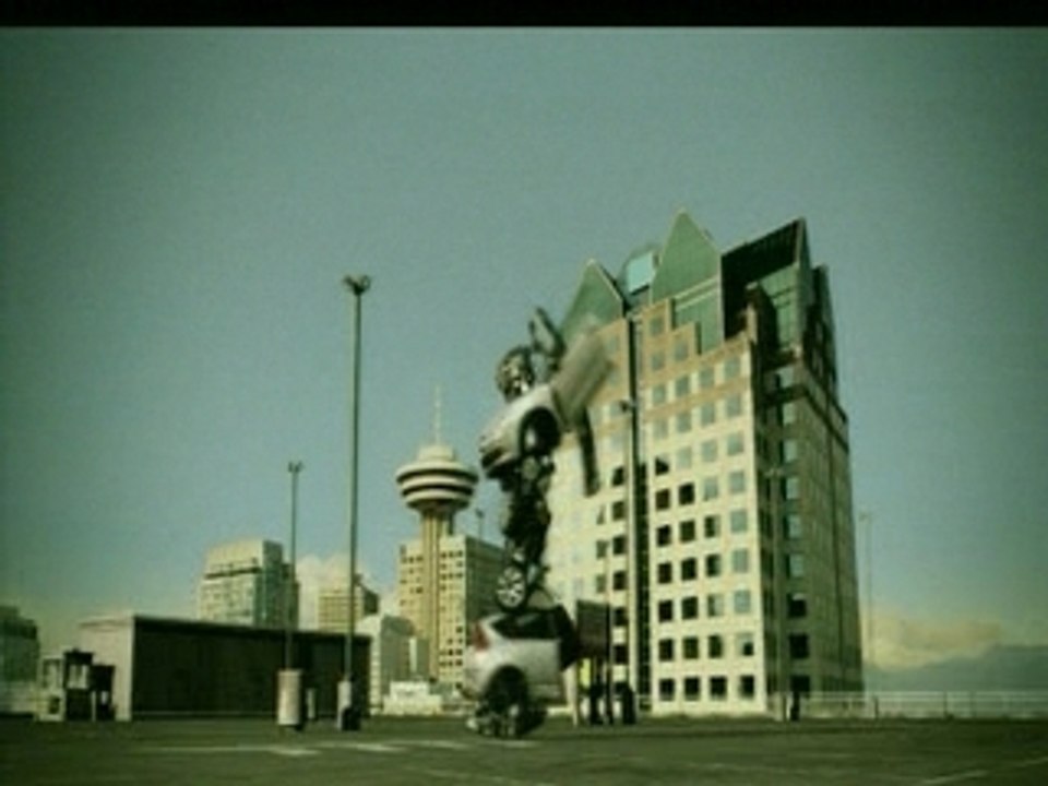 Citroën C4 Commercial (1rst version: C4 on a car park)