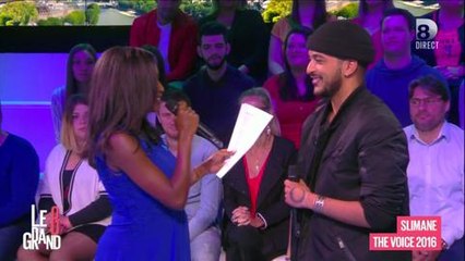 Slimane et Hapsatou Sy reprennent ensemble -Killing me softly- dans Le Grand 8 (Vidéo)