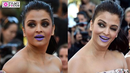 Download Video: Aishwarya Rai Bachchan's Purple Lips Keep At Cannes Festival 2016 - Filmyfocus.com