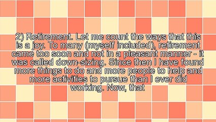 The Secret Joys Of Later Life - They All Start With Proper Nutrition and Exercise