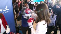 Royals try out boxing at mental health campaign launch