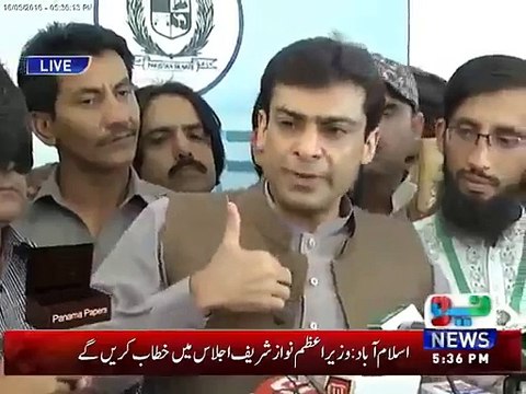 Mushraf Ne Muje Apne Office Mein Bula Kar Kaha Humein Koi Saboot Ni Mila Nawaz Sharif Ke Khilaf- Hamza Shehbaz