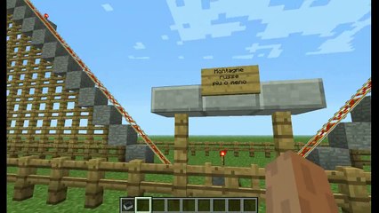 Le mie montagne russe in Minecraft