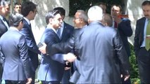 Davutoğlu'ndan Meclis Başkanı Kahraman'a Veda Ziyareti