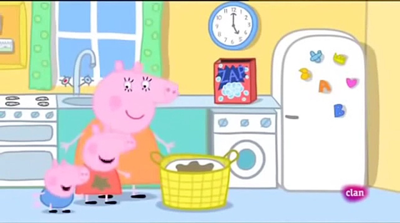 Peppa pig en español - Washing