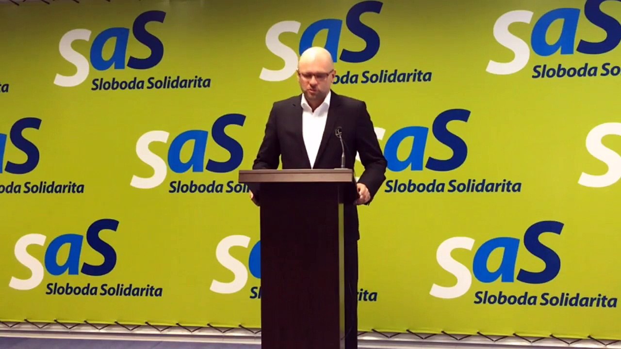ZÁZNAM: Richard Sulík odstúpi na kongrese v júni z funkcie predsedu strany SaS