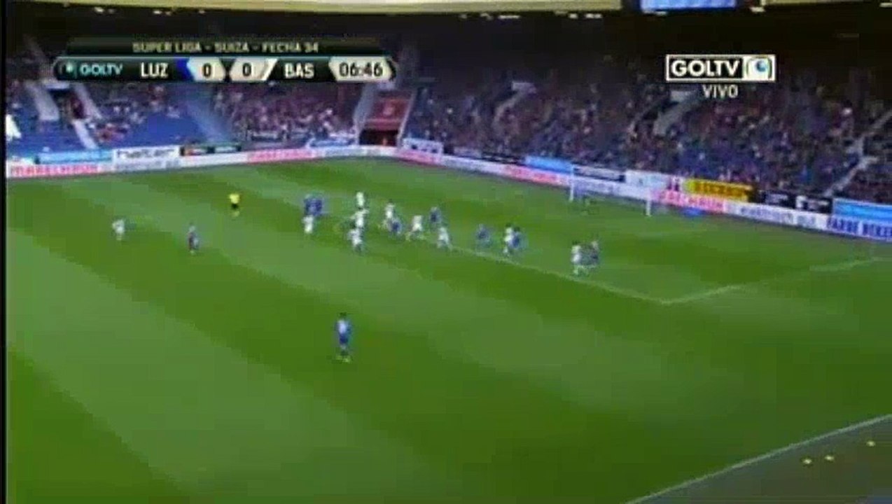 Marco Schneuwly Goal - Luzern 1 - 0 Basel 16.05.2016