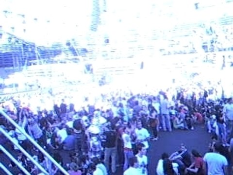 avant le concert des daft punk, nîmes