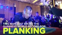 Chinese Policeman Breaks World Record For Planking
