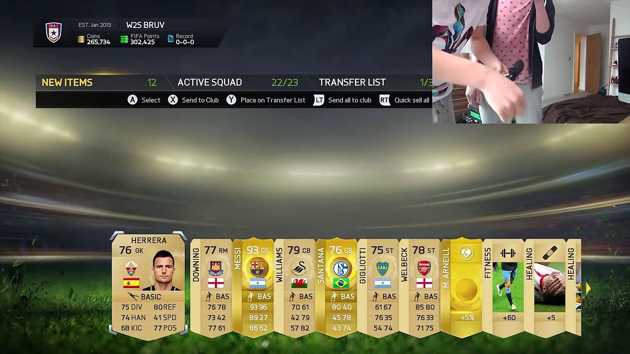 FIFA 15 - MESSI IN A PACK!!!!!!!!!