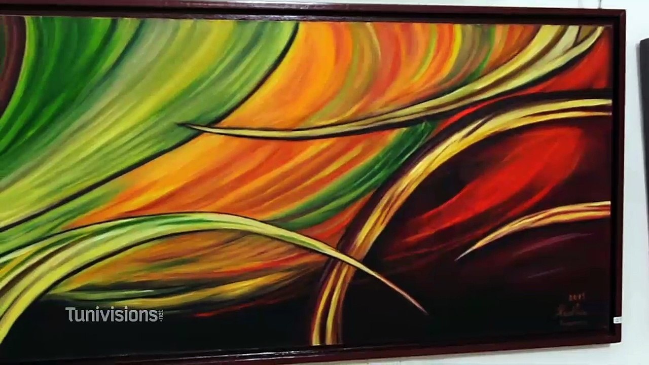 Vernissage de l'exposition de la peintre Radhia Zlitni Bahloul