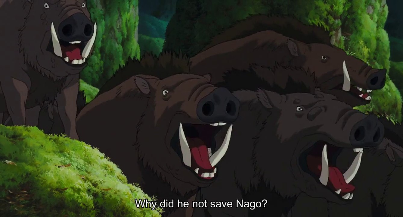 "Why didn't he save Nago" - Princess Mononoke