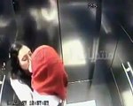 Girls In Lift Doing Shameful Activities