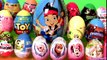 24 Surprise Eggs Kinder Frozen Disney Princess Anna Elsa Playdoh PeppaPig AngryBirds Giant Jake Cars | HD