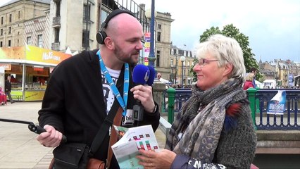 FIMU 2016 : Sylviane avec notre baladeur Nicolas