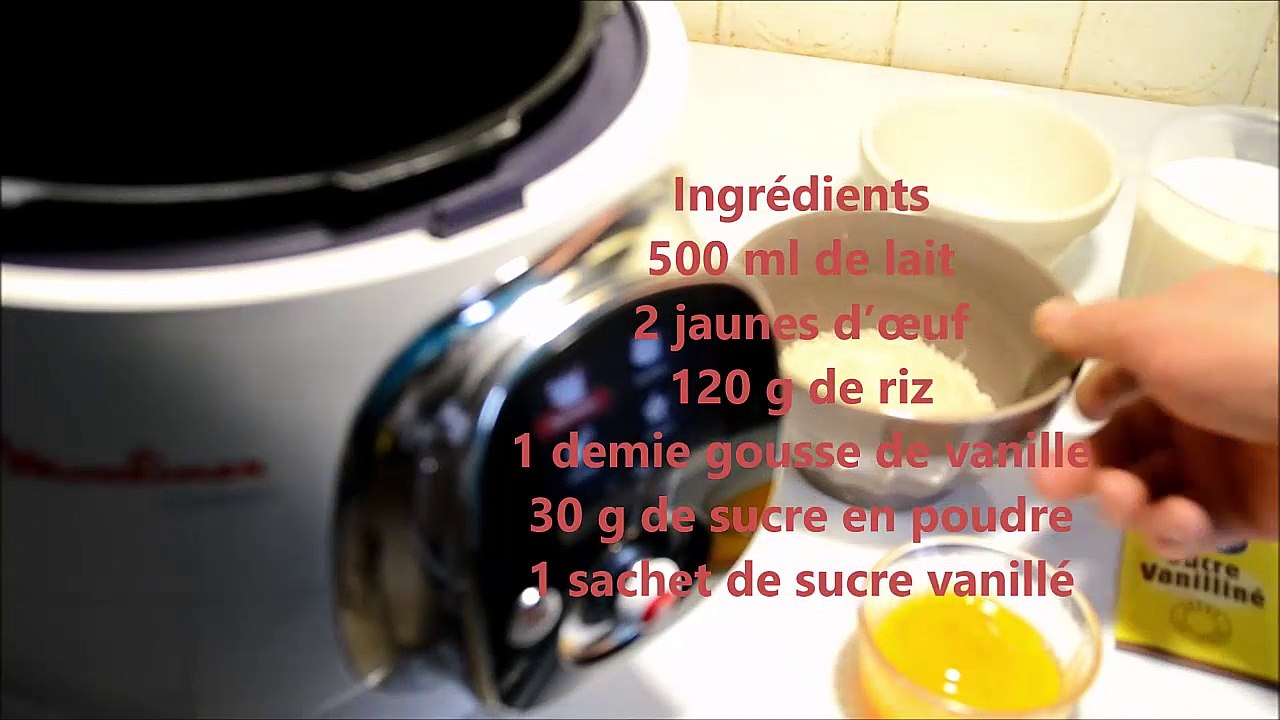 Riz au lait au cookeo tentative réussie