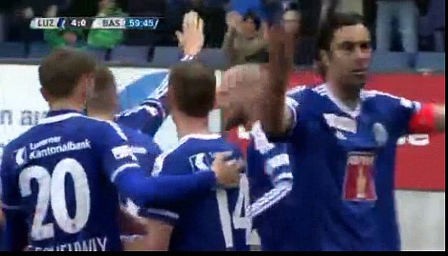 Michael Frey Goal HD - Luzern 4-0 Basilea - 16.05.2016