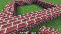 Minecraft Lets Build: Wood and Brick 7x7 Lot Survival House