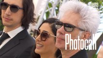 Jim Jarmusch, Adam Driver & Golshifteh Farahani (Paterson) - Photocall officiel - Cannes 2016 CANAL+