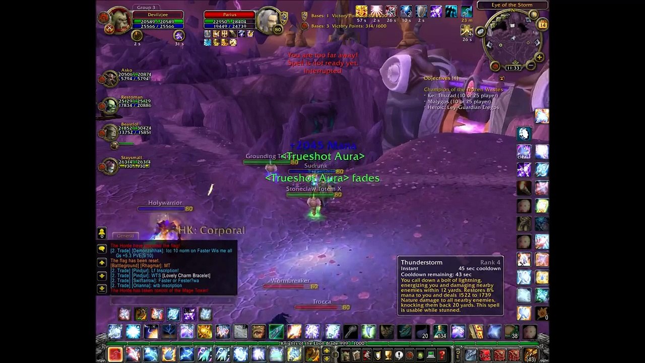 World of warcraft-WRATH of the Lich king-Own in BG-Elemental Shaman pvp(pve gear)