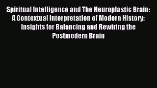 [Read PDF] Spiritual Intelligence and The Neuroplastic Brain: A Contextual Interpretation of