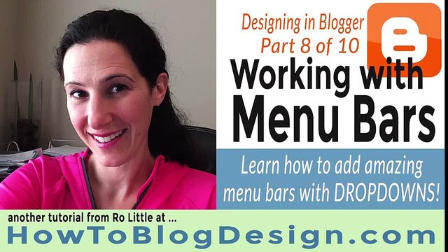 How to add Menu Bars to Blogger ... with DROP DOWNS! - YouTube