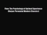PDF Flow: The Psychology of Optimal Experience (Harper Perennial Modern Classics) Free Books