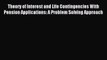 Download Theory of Interest and Life Contingencies With Pension Applications: A Problem Solving