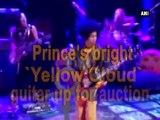 Prince's bright `Yellow Cloud` guitar up for auction