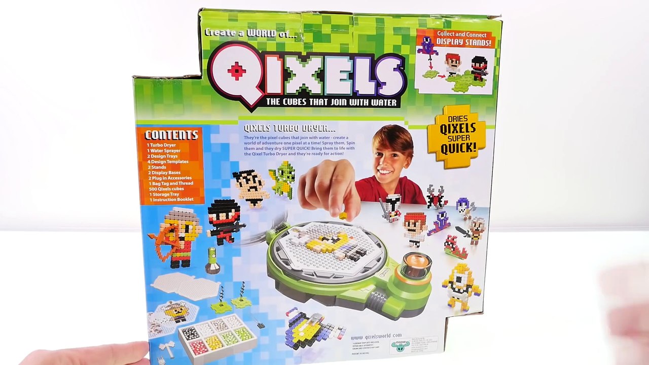 Qixels Secadora Turbo ⭐ Plantillas de Personajes Increibles Nuevo Juguete 2016