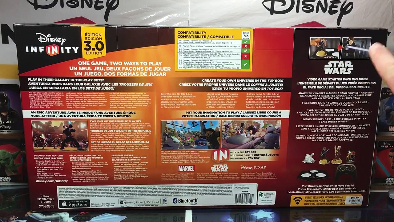 Apple TV Starter Pack Unboxing with Nimbus Controller - Disney Infinity 3.0