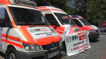 İhh'dan Halep'e Ambulans ve Tıbbi Malzeme Yardımı