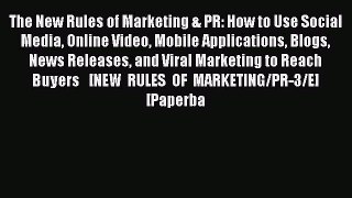 [Read book] The New Rules of Marketing & PR: How to Use Social Media Online Video Mobile Applications
