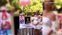 Paris Hilton snapchats Nicki Hilton's baby shower. It's a girl!