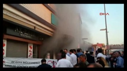 Ümraniye Dudullu'da İşhanında Yangın...